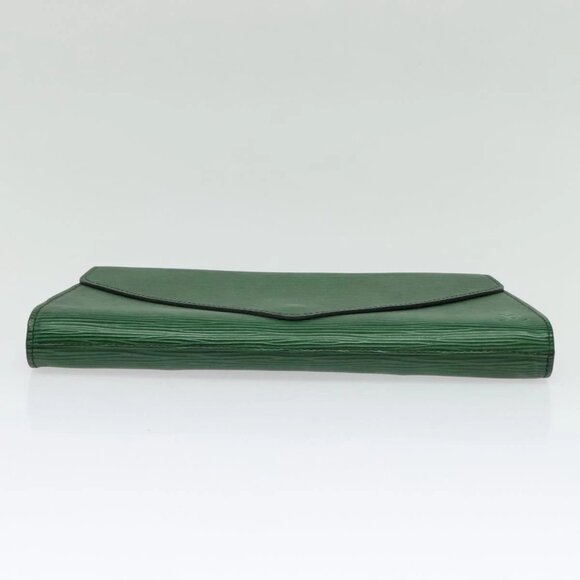 LOUIS VUITTON Epi Art Deco Clutch Bag Green M52634 LV Auth 141660 - Picture 7 of 16
